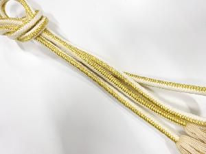 正絹　撚り房　手組帯締め